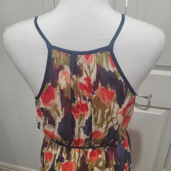 ANTHROPOLOGIE Moulinette Soeurs Pond Reflections Silk Dress Sz. 4 - Picture 5 of 14